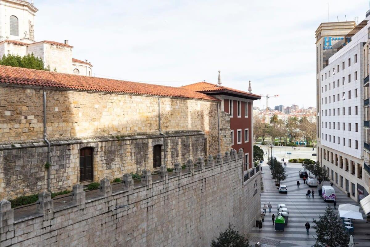 Appartamento Casa Junto A La Catedral Santander Esterno foto